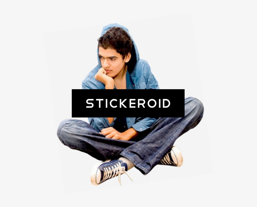 Sitting Girl Man - Sitting, transparent png #4376685