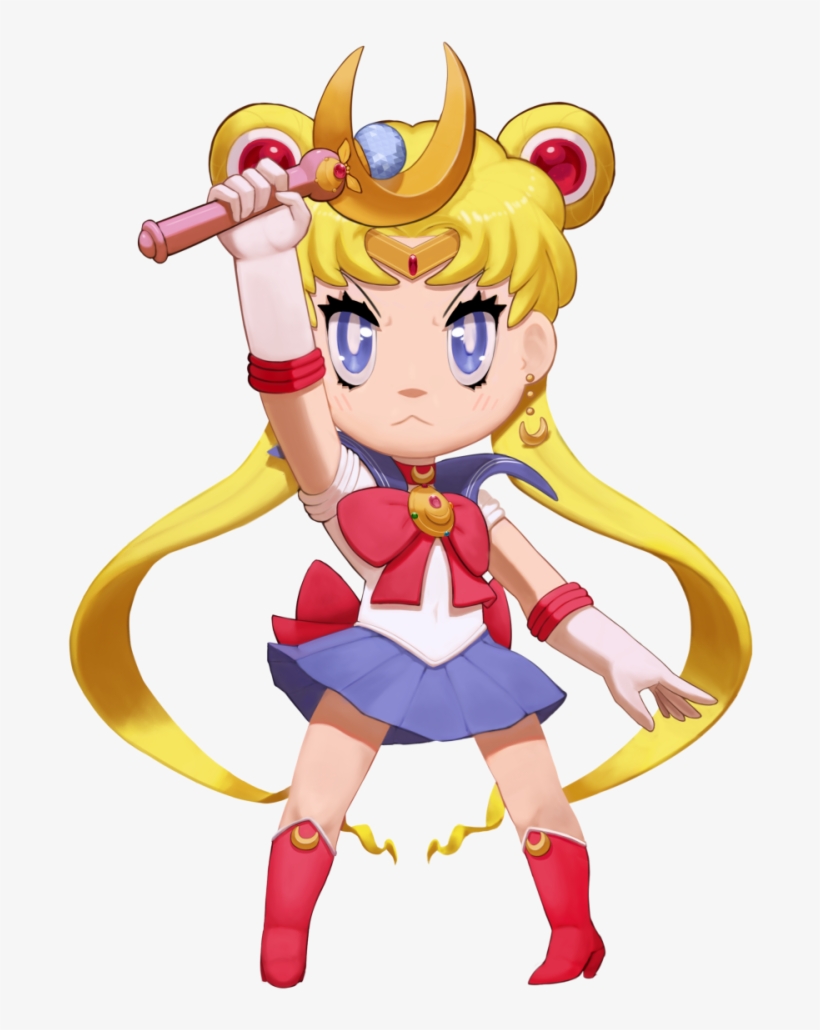 Chibi Sailor Moon - Cartoon, transparent png #4376985