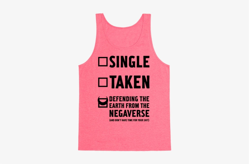 Single, Taken, Sailor Moon Tank Top - Short People Joke Funny, transparent png #4377034