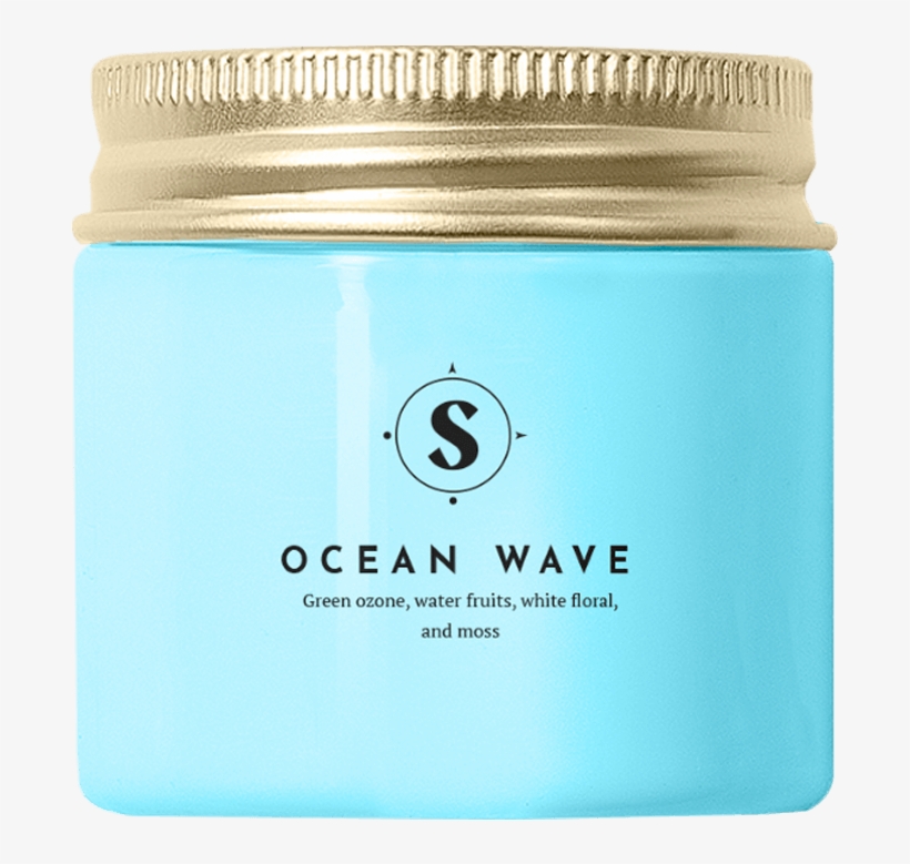Candlenaturalocean Wave - Cosmetics, transparent png #4377337