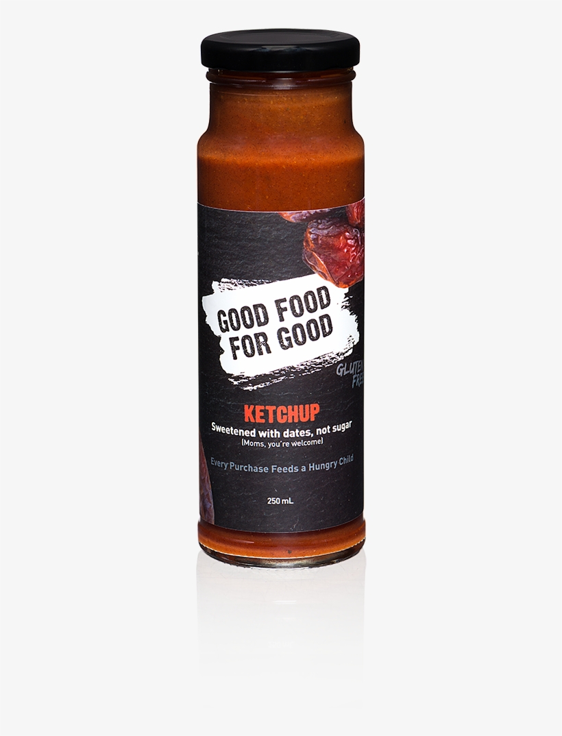 Good Food For Good Ketchup Has Only 1g Of Sugar Per - Ketchup Date, transparent png #4377739