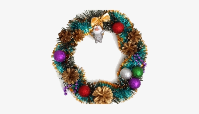Christmas Wreath Psd Download - Christmas Day, transparent png #4378841