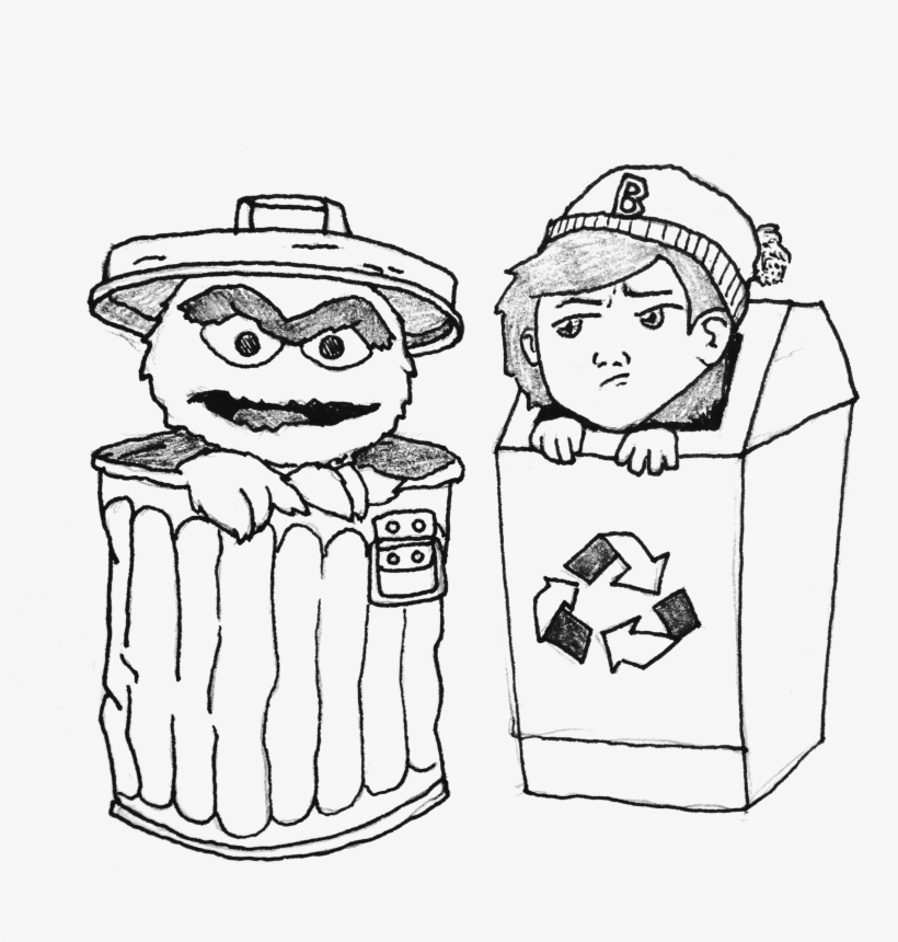 2 18 15 Clare Kim Garbage - Cartoon, transparent png #4379035