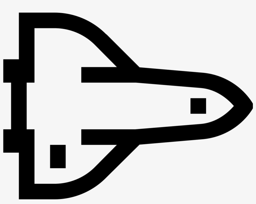 Space Shuttle Icon - Shuttle Icon, transparent png #4379645
