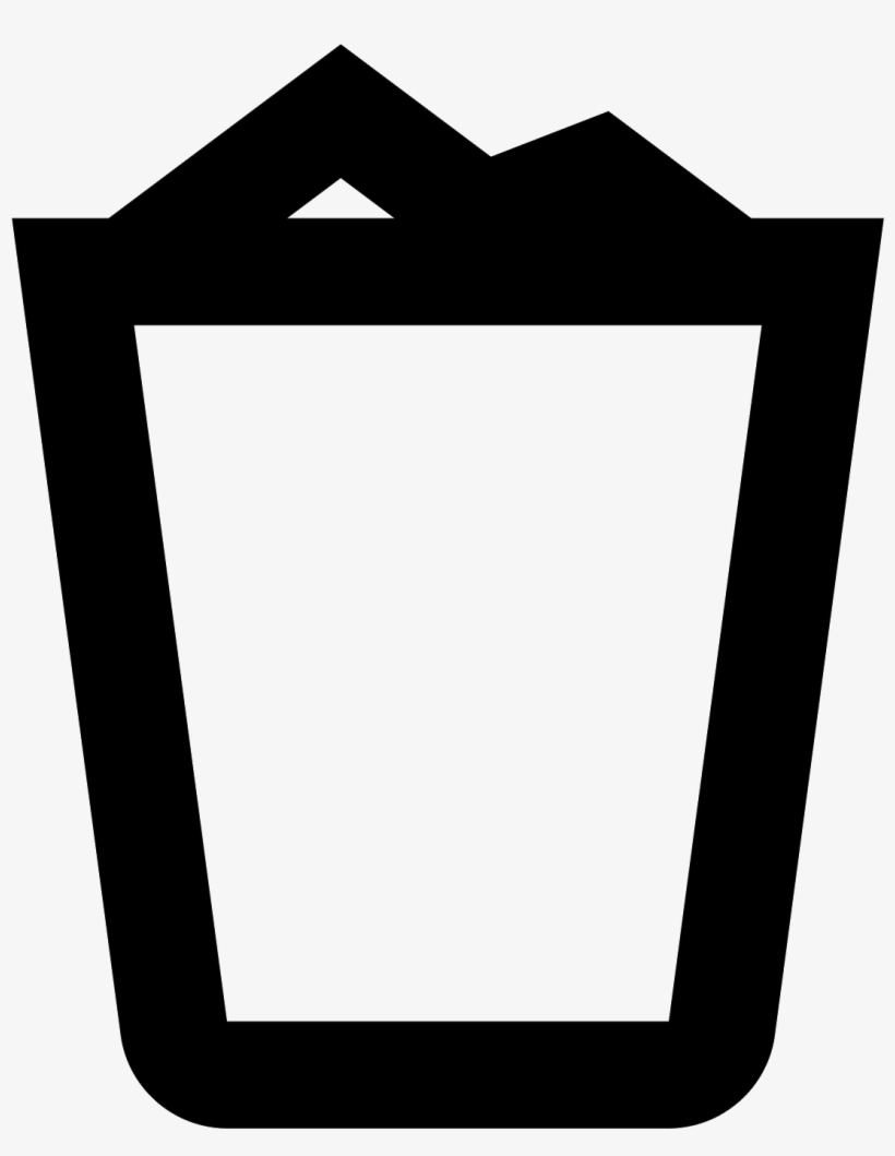 Full Trash Icon - Icon, transparent png #4380385