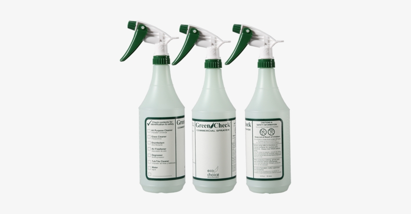 Tolco 130157 32 Oz Green Check 3pack W/ Sprayers, Cs, transparent png #4380573