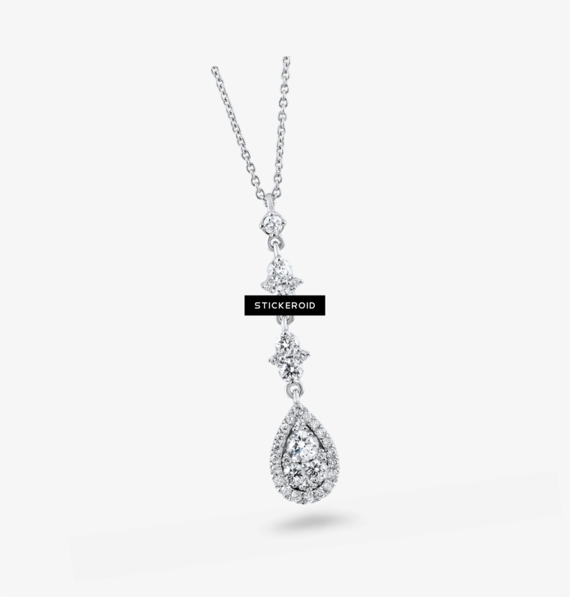 Diamond Necklace Accessories - Locket, transparent png #4380613