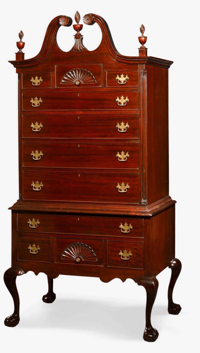Queen Anne Highboy Chest - Highboy Furniture, transparent png #4380708
