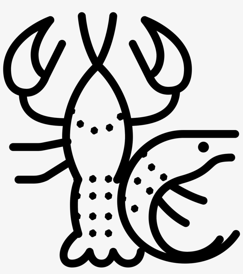 Shrimp And Lobster Icon - Lobster, transparent png #4380739