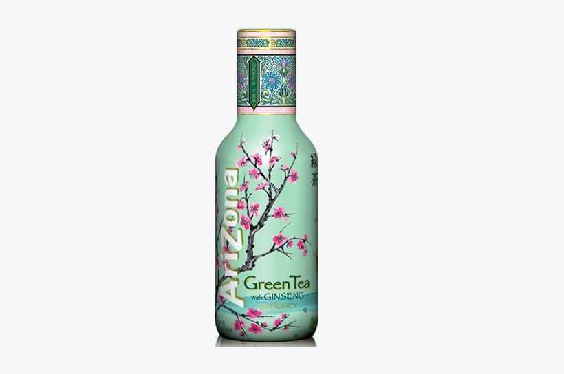 Arizona Green Tea, With Ginseng And Honey - 16 Fl Oz, transparent png #4380830