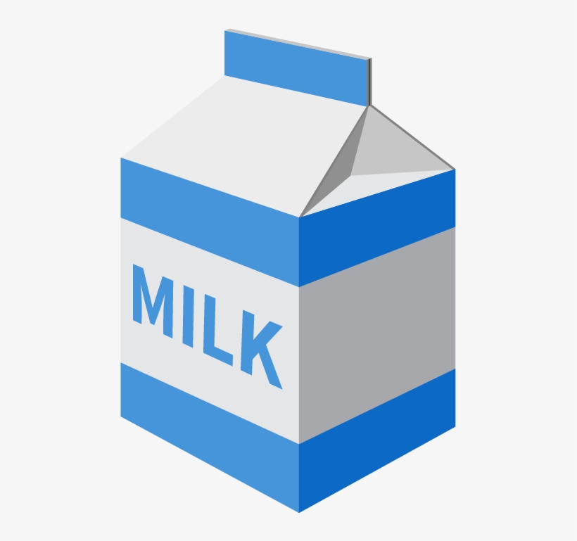 Milk Carton - Milk Carton Transparent, transparent png #4380996