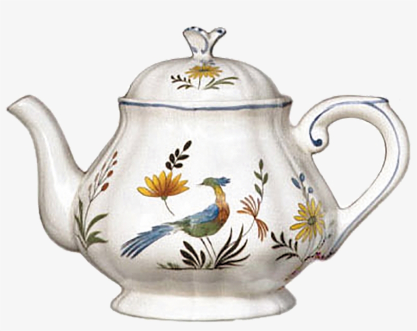 1 Teapot - Gien Oiseaux De Paradis Rim Soup 9, transparent png #4381027