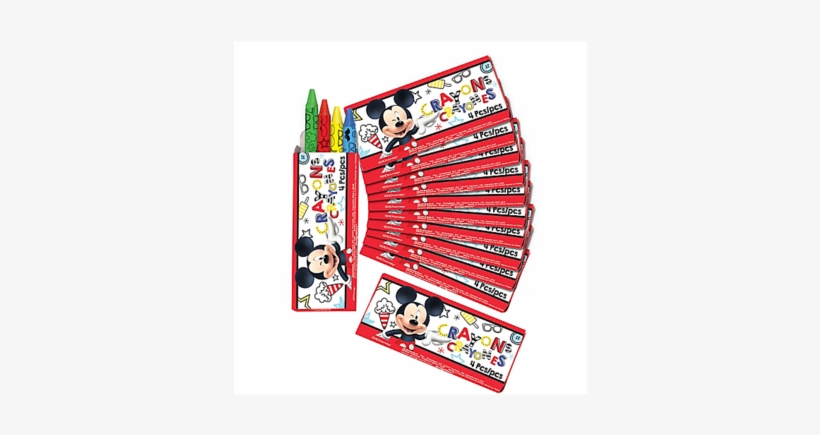 Mickey Mouse On The Go Mini Boxes Of Crayons - Mickey Mouse, transparent png #4382746