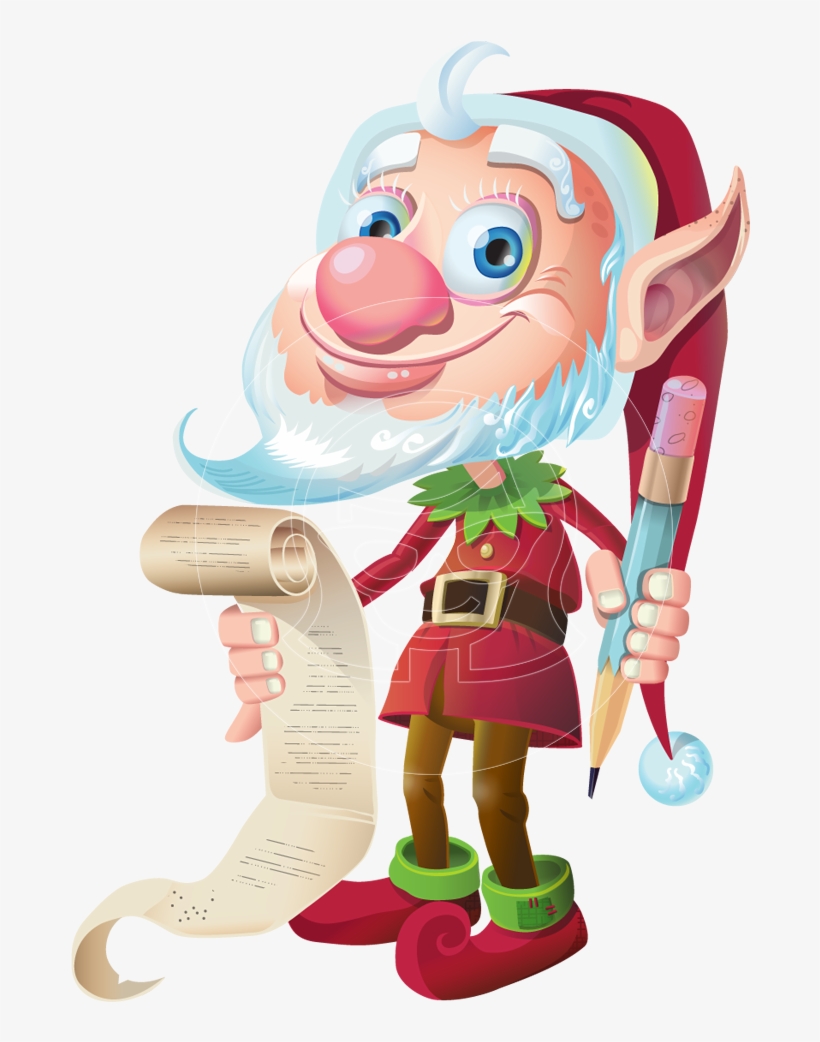Doodley The Christmas Elf - Adobe Character Animator, transparent png #4383548