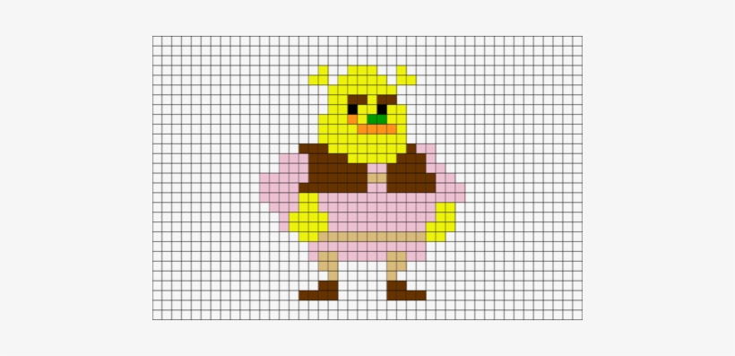 Shrek Pixel Art, transparent png #4383799