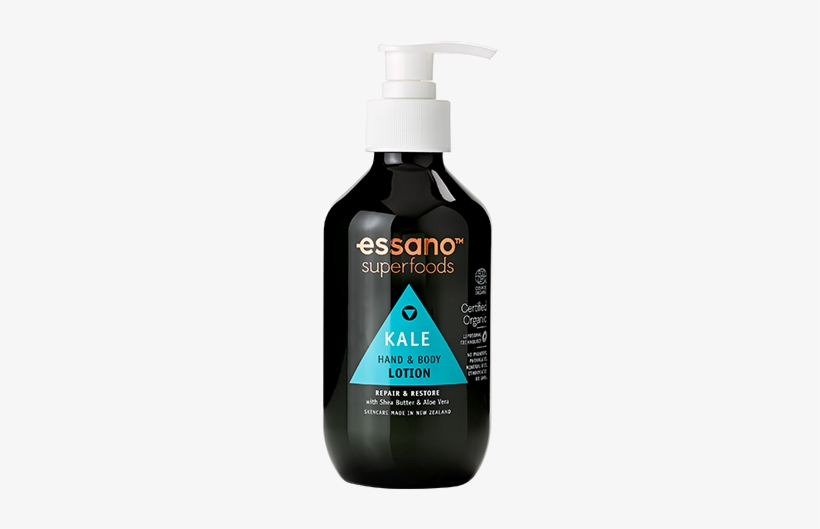 Superfoods Kale Certified Organic Hand & Body Lotion - Superfood, transparent png #4383992