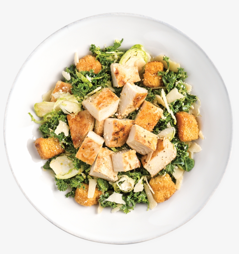 Kale Caesar Salad - Chicken Caesar Salad Png, transparent png #4384027