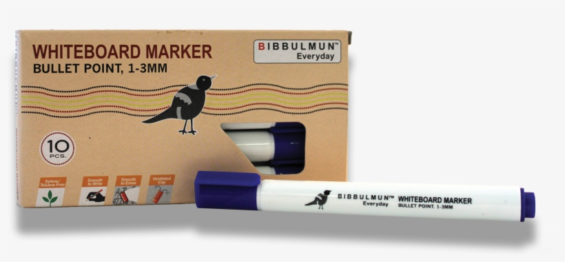 Whiteboard Marker Bullet Point Blue 12-pack - Black Cat, transparent png #4384554