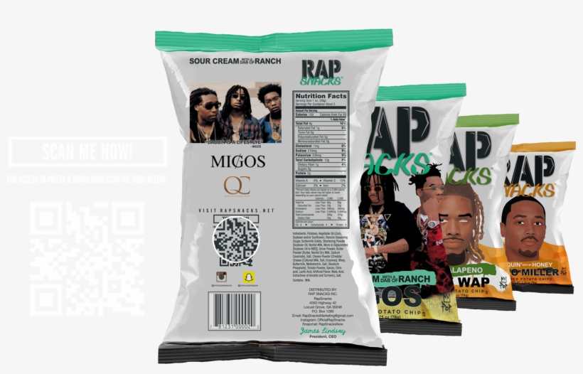 Every Bag Is Scanable - Rap Snacks Nutrition Facts, transparent png #4384596