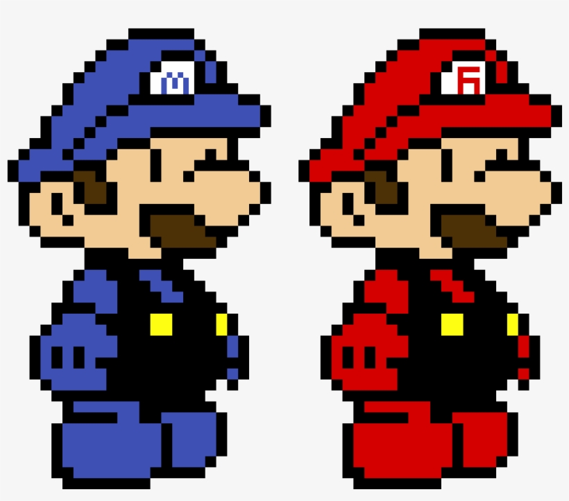 6ix9ine Vs Migos - Pixel Mario And Luigi, transparent png #4384753
