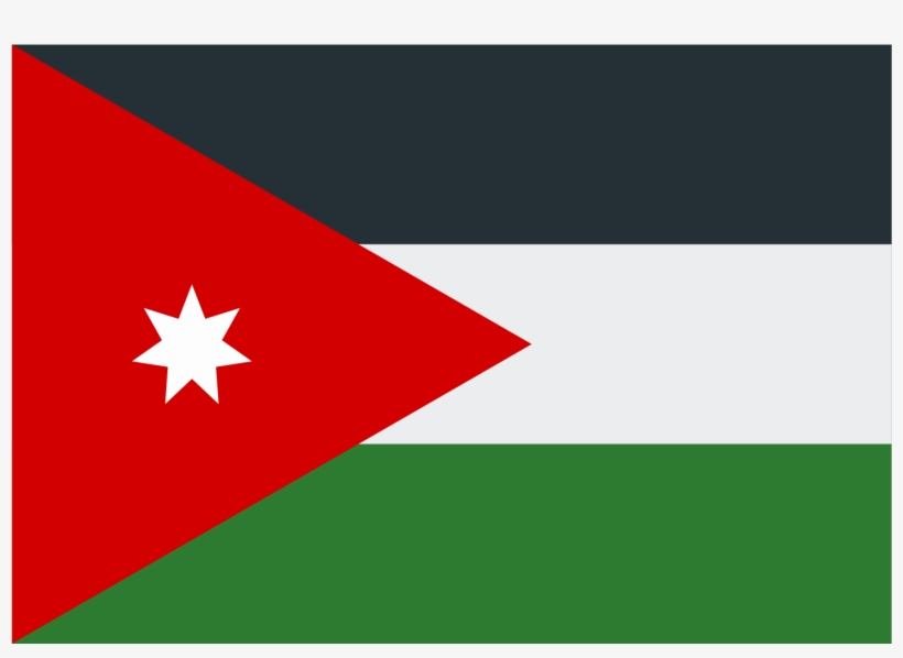 Jordan Icon - Flag Of Jordan, transparent png #4385385