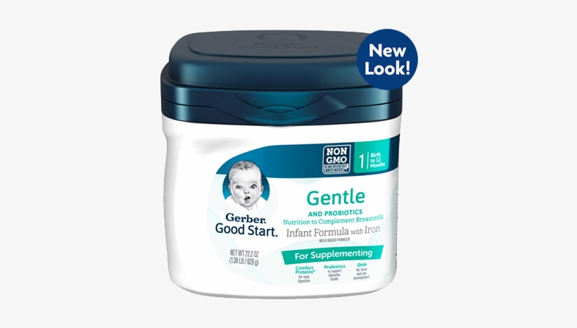Gerber® Good Start® Gentle For Supplementing Powder - Gerber Good Start Gentle, transparent png #4385754