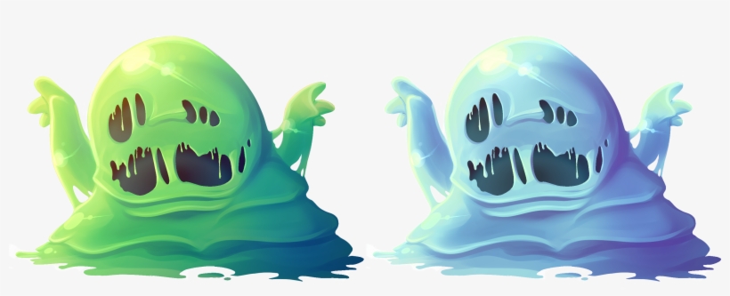 Preview - Green Slime Monster, transparent png #4386585