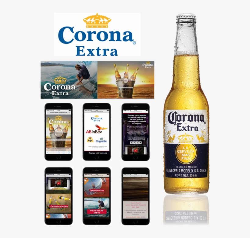 Abi's Mobile-optimized Images For Corona - Corona Extra, transparent png #4386928