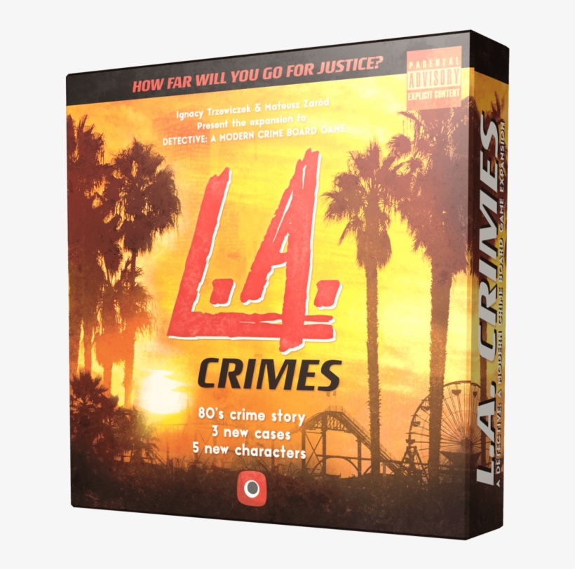 Detective - L - A - Crimes - Board Game, transparent png #4387011