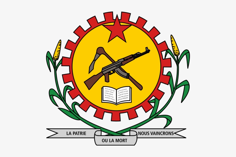 The Coat Of Arms Of Burkina Faso Under Sankara From - Burkina Faso Coat Of Arms, transparent png #4387112