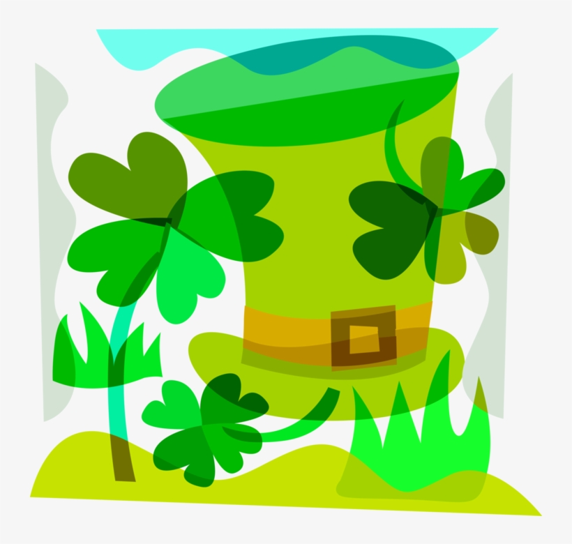 Vector Illustration Of St Patrick's Day Irish Leprechaun - Cartoon, transparent png #4387367