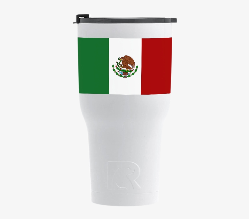 White Tumbler - Flag Of Mexico, transparent png #4387420