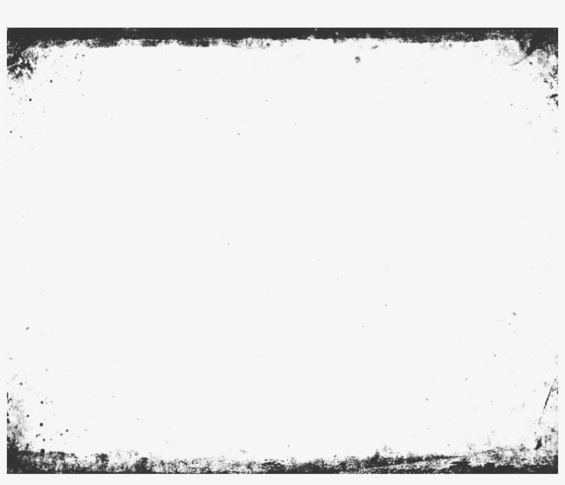 Grunge Border Grey Landscape - Transparent Black Border Landscape, transparent png #4387611