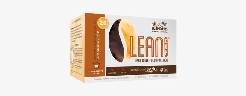 Coffee Blenders Lean Cup ™ - Coffee Blenders Think 2.0 Single Serve Cups 10 Count, transparent png #4388303