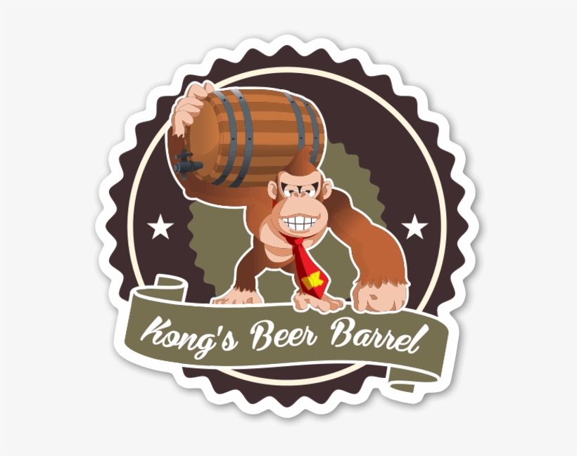 Donkey Kong Beer Sticker - Certified Public Accountant, transparent png #4388397