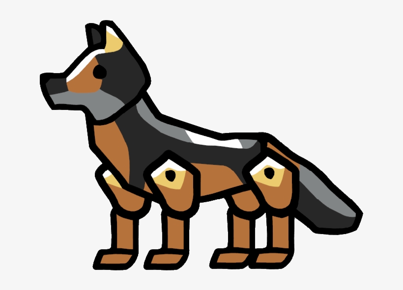 Coyote - Scribblenauts Jackal, transparent png #4388993
