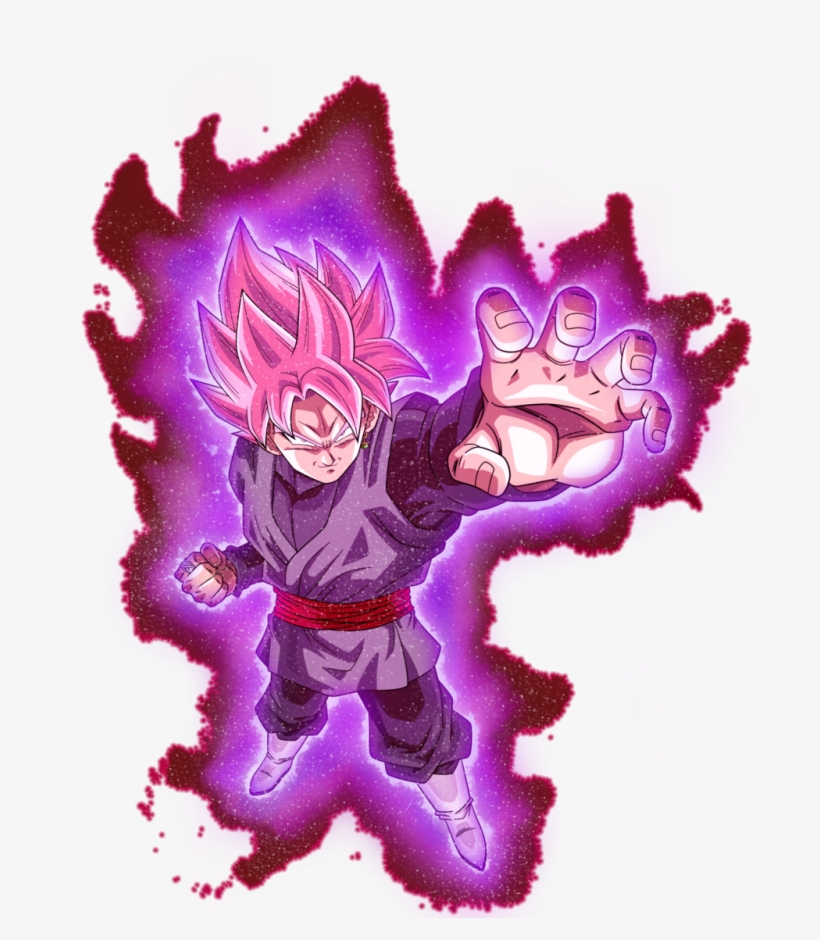 Goku Black Super Saiyan Rose Aura Free Transparent Png Download Pngkey