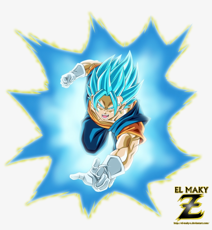 Render Super Vegetto - Dragon Ball Super Vegetto Ssj Blue Sao Dvd, transparent png #4389251