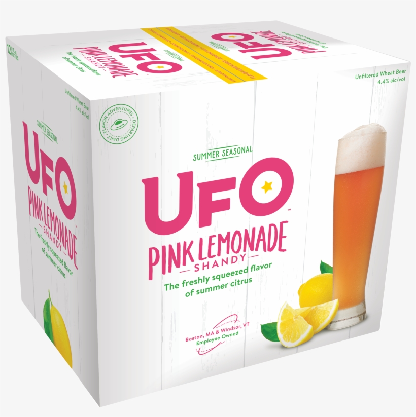 Ufo Pink Lemonade Shandy 12-pack Bottles, Pdf - Harpoon Ufo Pink Lemonade, transparent png #4389543