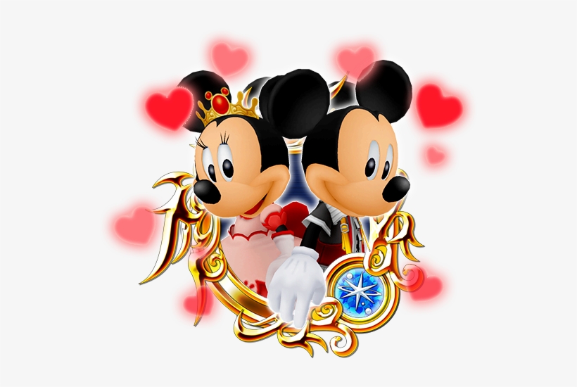 Mickey & Minnie Vd Ver - Mickey And Minnie Kingdom Hearts, transparent png #4390862