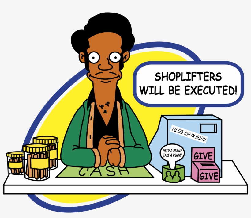 The Simpsons Logo Png Transparent - Apu Simpsons, transparent png #4391776