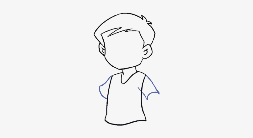 Svg Library Download How To Draw A Boy In Few - Easy To Draw Boy, transparent png #4392390