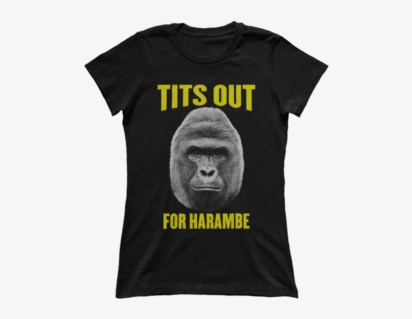 Tits Out For Harambe - I'm Your Haram-bae - District Mens Tank / Black / 2xl, transparent png #4392874