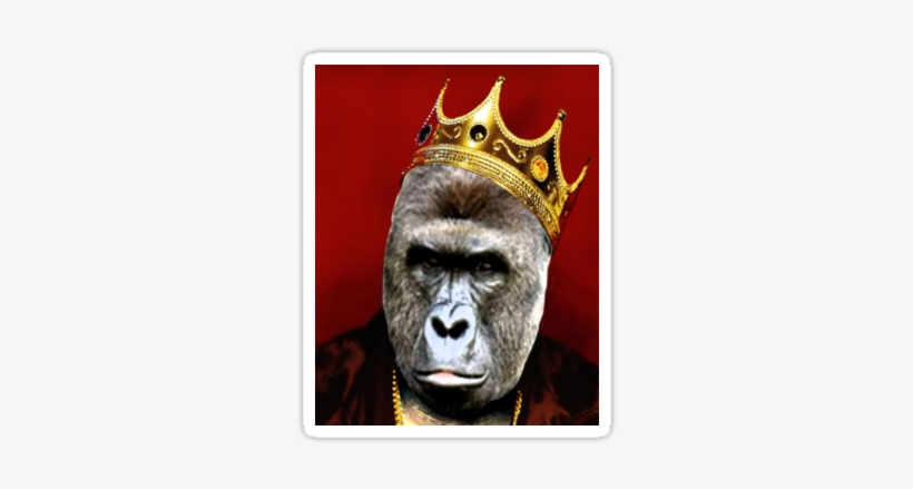 Rip Harambe Big Harambe - Notorious Big, transparent png #4393002