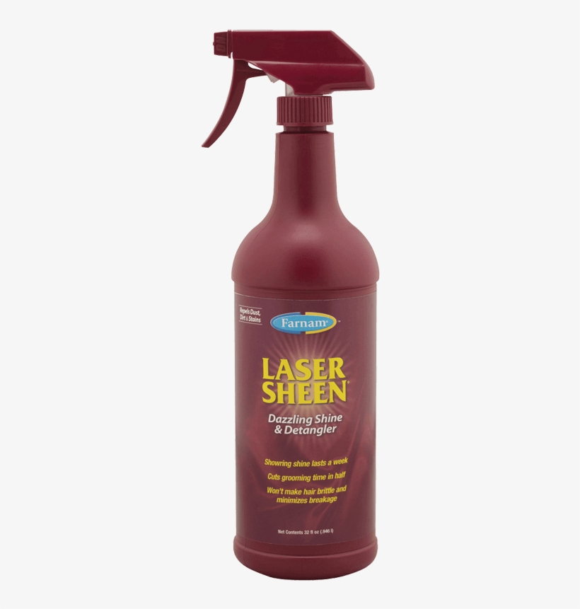 32 Oz / Ready To Use Spray - Farnam Laser Sheen, transparent png #4393142