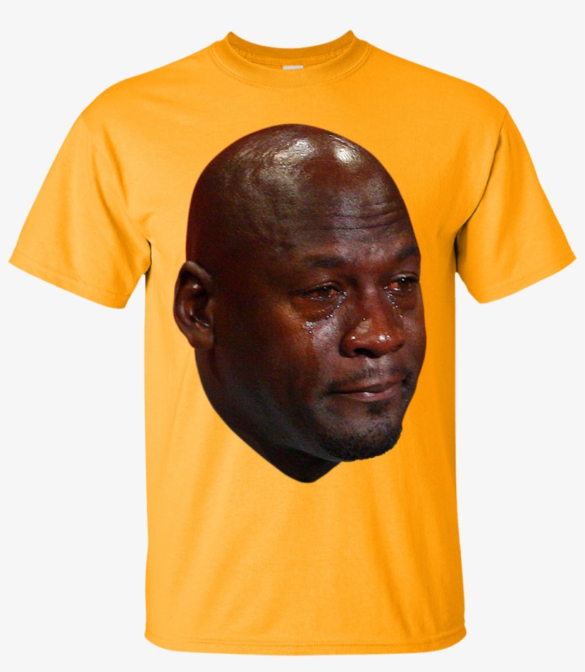 Crying Jordan T-shirt - Memes De Michael Jordan, transparent png #4393188