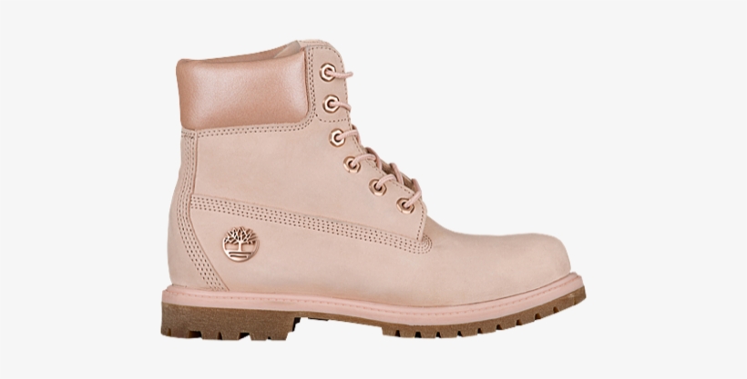 Timberland 6" Premium Waterproof Boots - Rose Gold Timberland Boots, transparent png #4393327