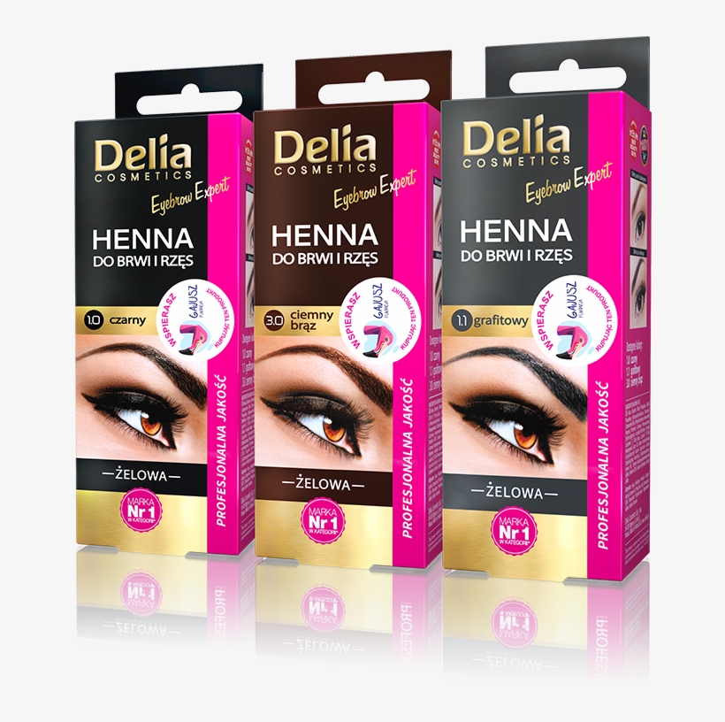 Eyebrow & Eyelash Gel Tint - Delia Cosmetics Eyebrow Tint Gel - Brown 2x15ml/0.50fl.oz., transparent png #4393403