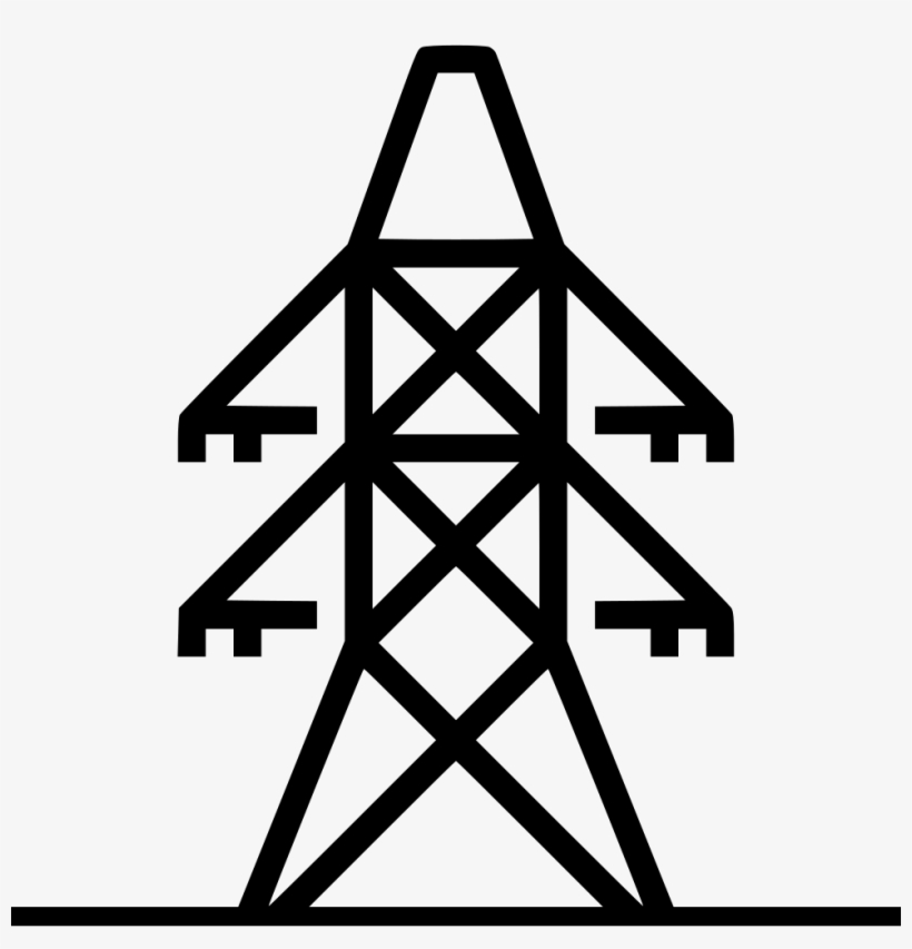 Png File Svg - Electricity Tower Icon, transparent png #4393891