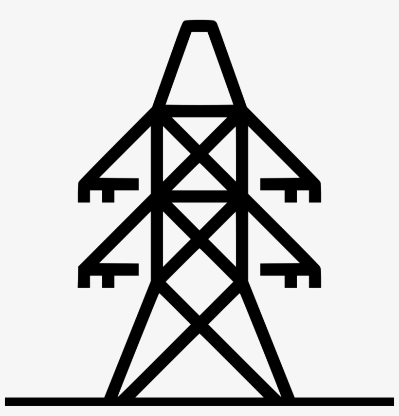 Png File Svg - Electricity Tower Icon, transparent png #4393891